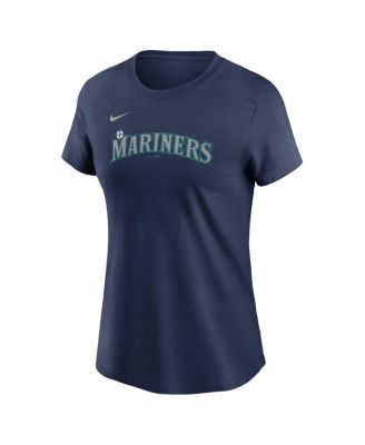 Women's Julio Rodriguez Navy Seattle Mariners Fuse Name Number T-Shirt