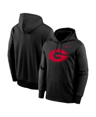 Nike - Men's Black Georgia Bulldogs Primetime Endzone Performance Pullover Hoodie