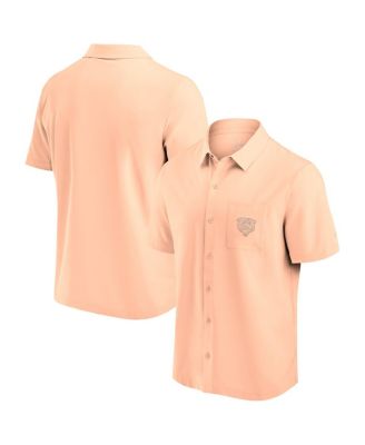Fanatics - Men's Light Pink Chicago Bears Front Office Button-Up Shirt