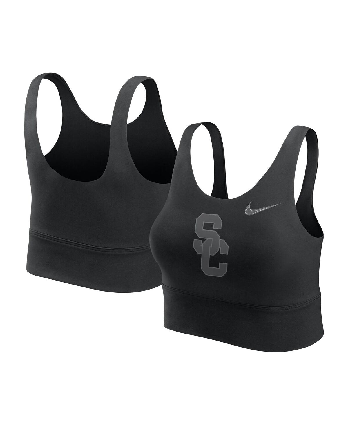 Nike Women's Black Kansas City Chiefs Performance Longline Sports Bra