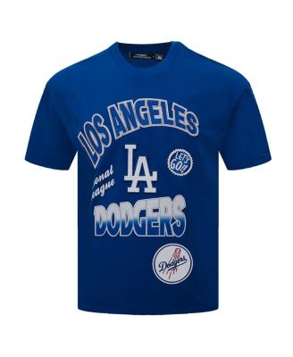 Men's Royal Los Angeles Dodgers Turn It Up Dropped Shoulder T-Shirt