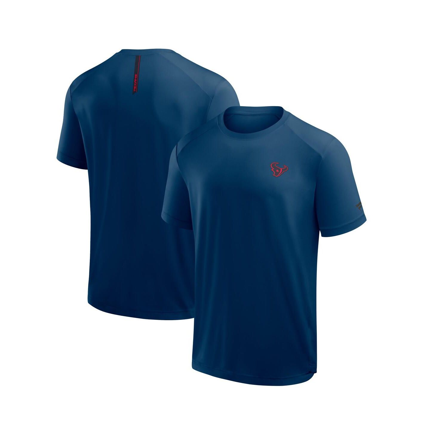 Мужская футболка Fanatics Navy Houston Texans Front Office Move Mono — фото 1