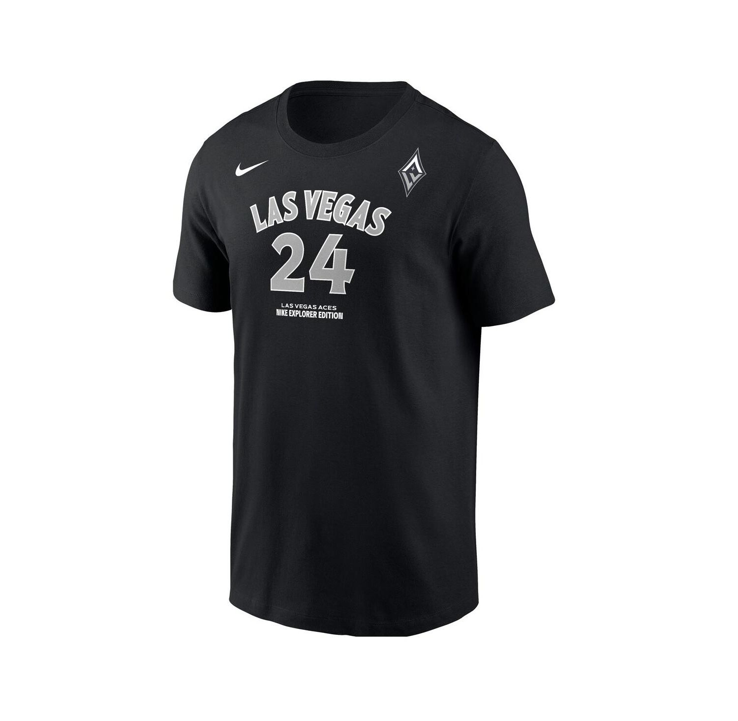 Men's Jewell Loyd Black Las Vegas Aces Explorer Edition Name & Number T-Shirt