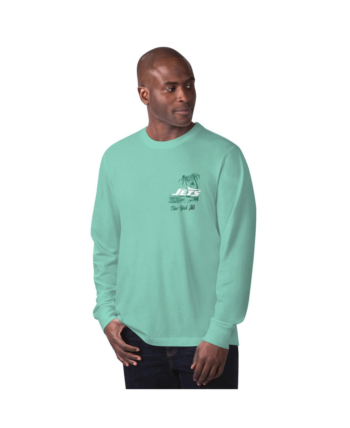 Men's Mint New York Jets It's Five O'clock Somewhere Long Sleeve T-Shirt - Mint