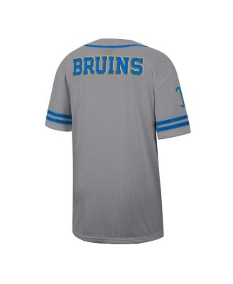 Men's Gray UCLA Bruins Free Spirited Baseball Jersey
