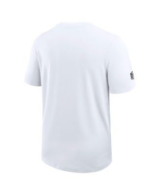 Men's White New Orleans Saints Sideline UV Performance Coach T-Shirt