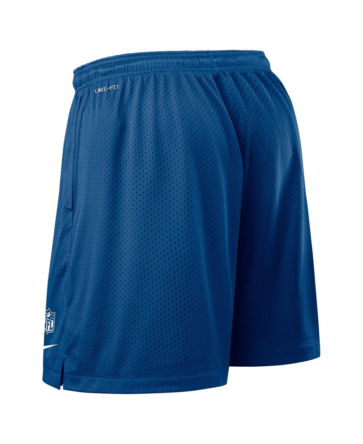 Nike Royal Indianapolis Colts Sideline Reversible Performance Shorts In Blue