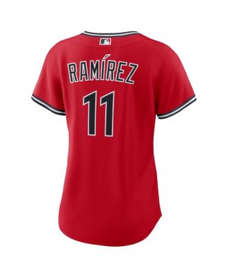 Women's Jose Ramirez Red Cleveland Guardians Alternate 2 Replica Jersey