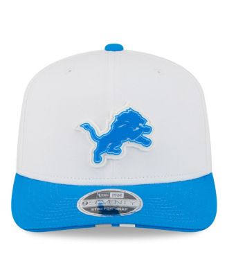Men's White/Blue Detroit Lions 2025 NFL Training Camp 9SEVENTY Adjustable Hat