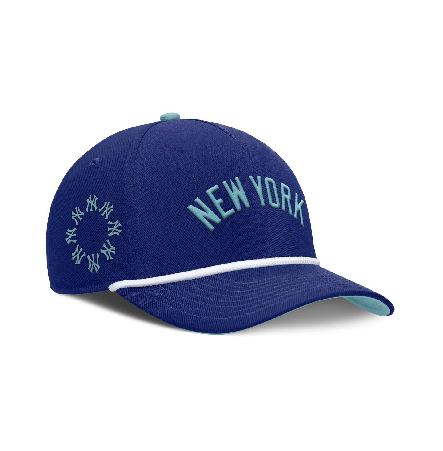 Мужская кепка Nike Royal New York Yankees Father's Day Rise Adjustable Hat — фото 1