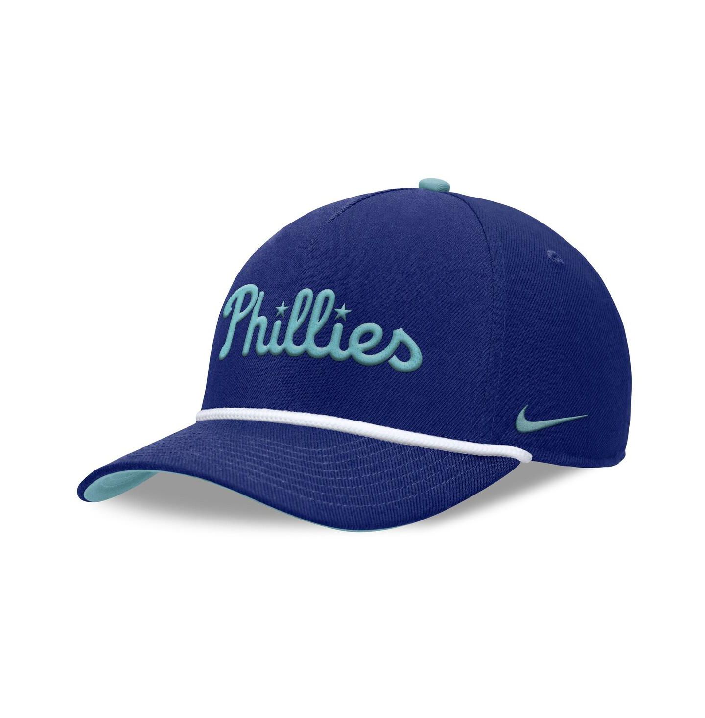 Мужская кепка Nike Royal Philadelphia Phillies Father's Day Rise Adjustable Hat — фото 3