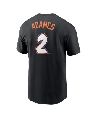 Men's Willy Adames Black San Francisco Giants 2025 City Connect Fuse Name Number T-Shirt