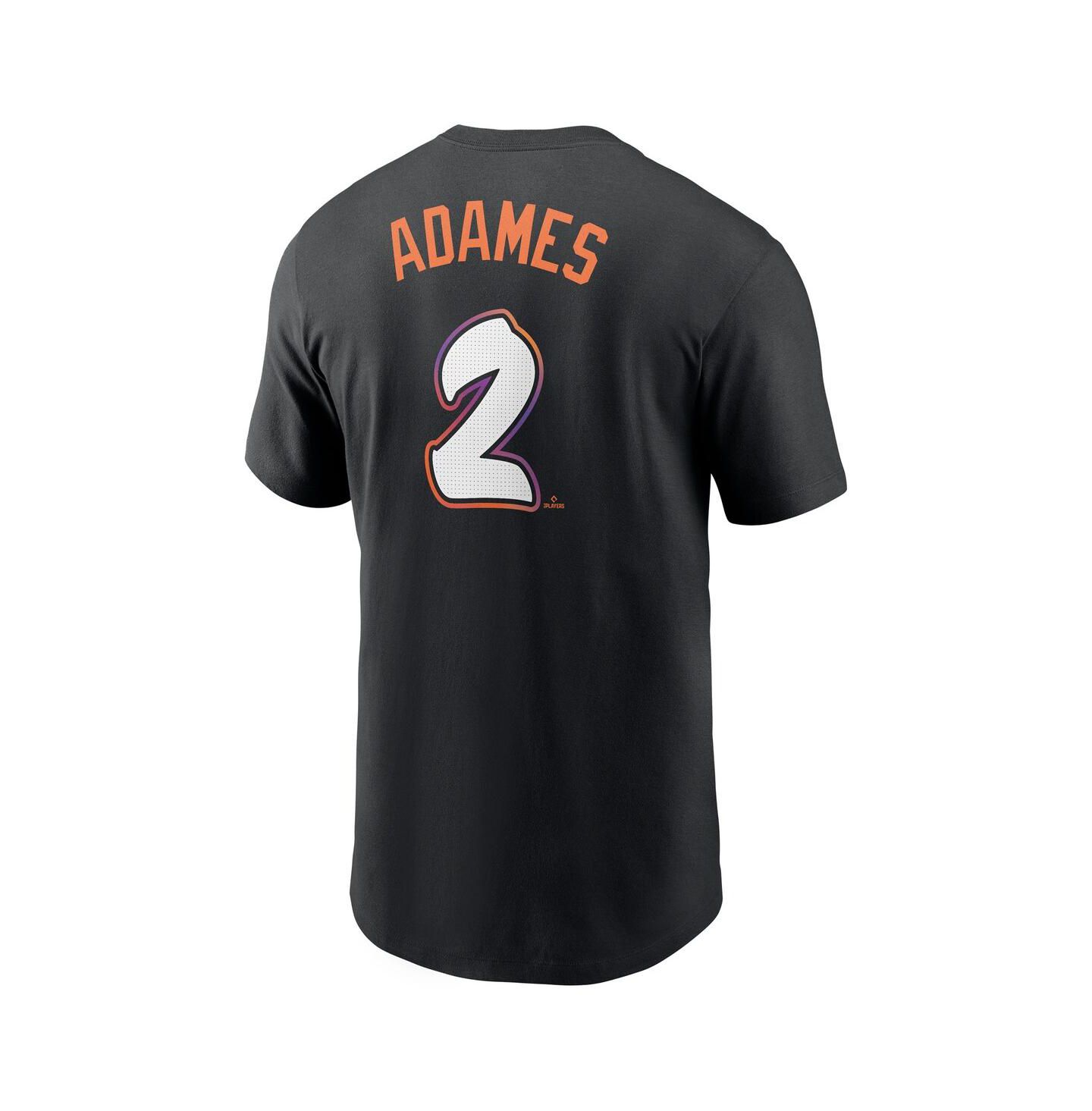 Мужская футболка Nike Willy Adames Black San Francisco Giants 2025 City Connect Fuse Name & Number — фото 3