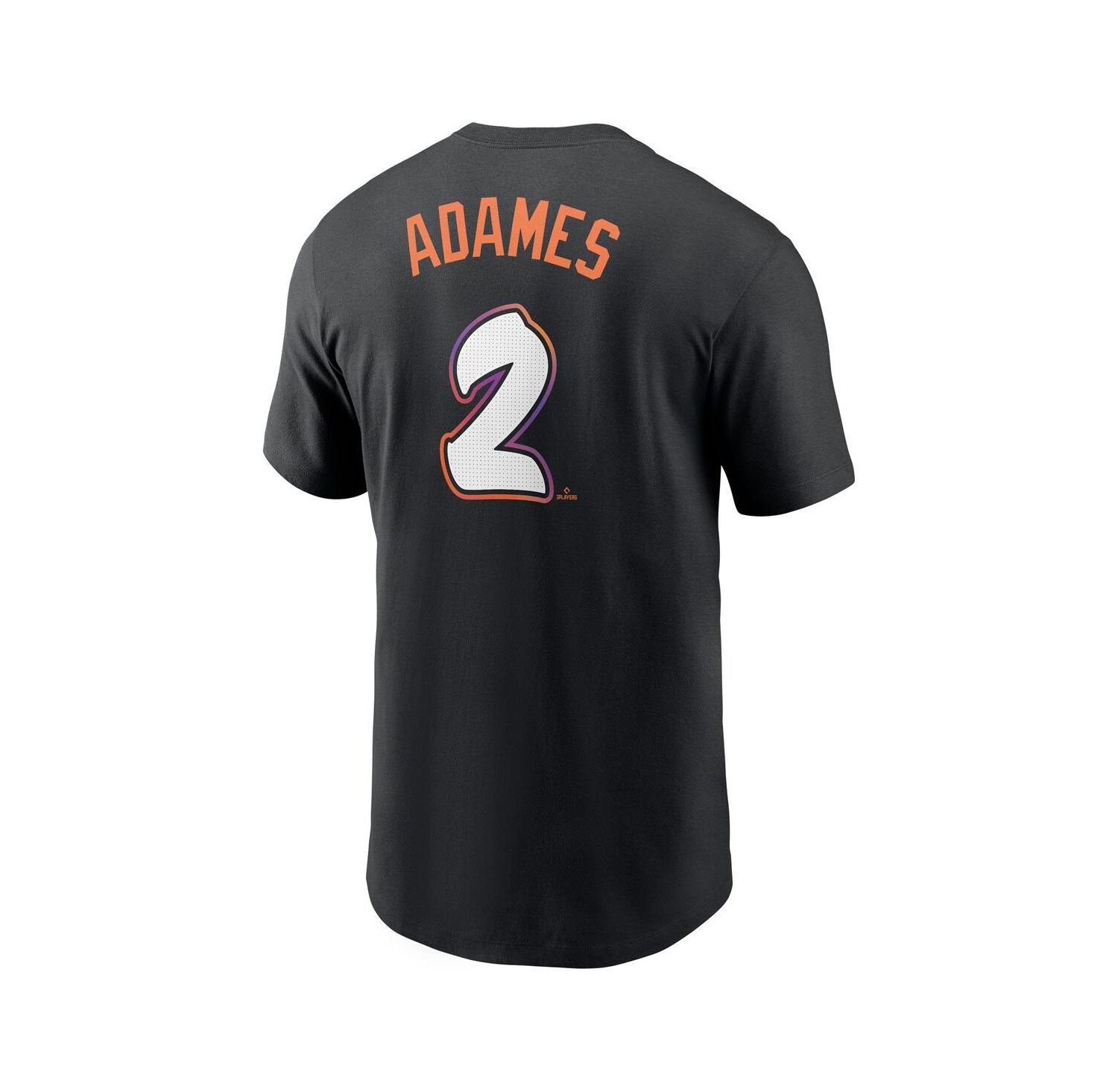 Men's Willy Adames Black San Francisco Giants 2025 City Connect Fuse Name & Number T-Shirt