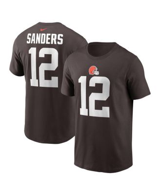 Nike - Men's Shedeur Sanders Brown Cleveland Browns 2025 NFL Draft Name Number T-Shirt