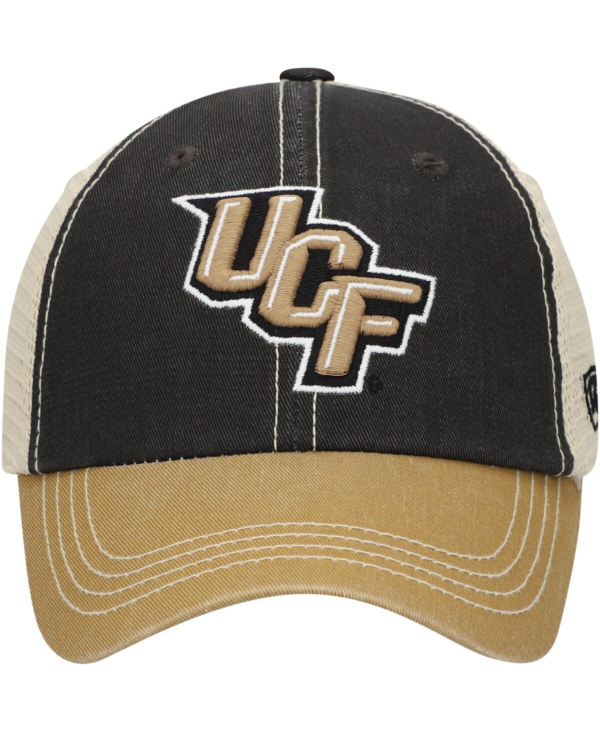 Top Of The World Big Boys And Girls Black Ucf Knights Offroad Adjustable Hat In Brown