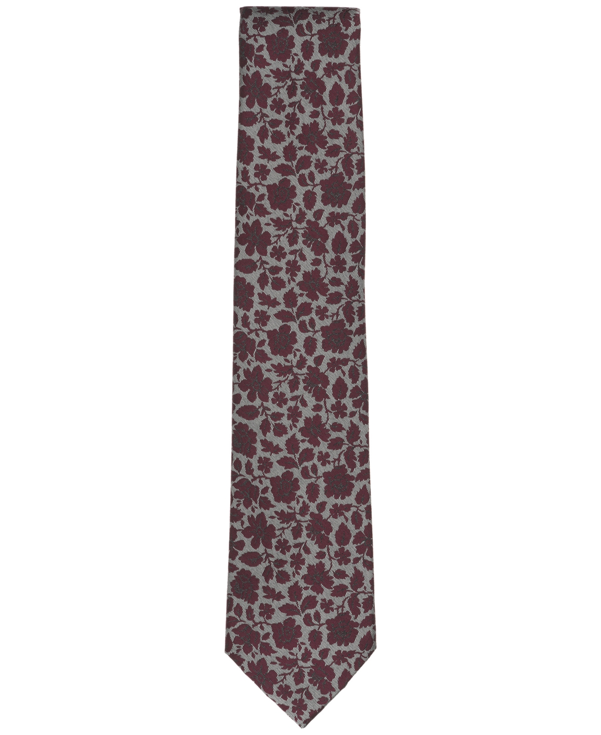 Michael Kors Men's Poulsen Floral Classic Tie In Brown