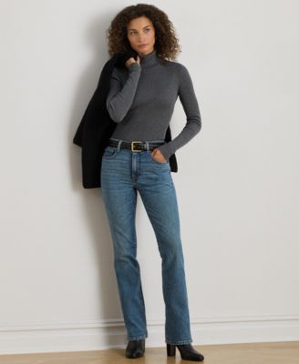 Ribbed Turtleneck Sweater