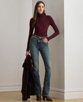 Ribbed Turtleneck Sweater