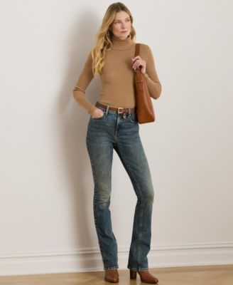 Ribbed Turtleneck Sweater