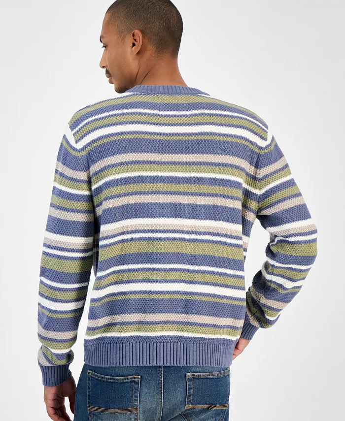 Men's Striped Crewneck Sweater - thumbnail 4