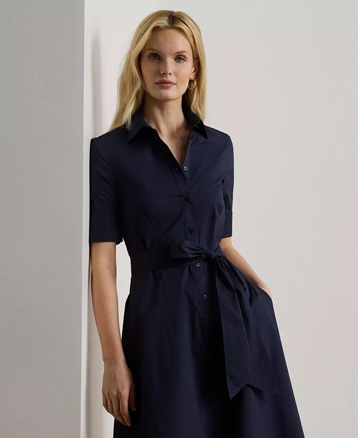 Women's Cotton Shirtdress - thumbnail 8