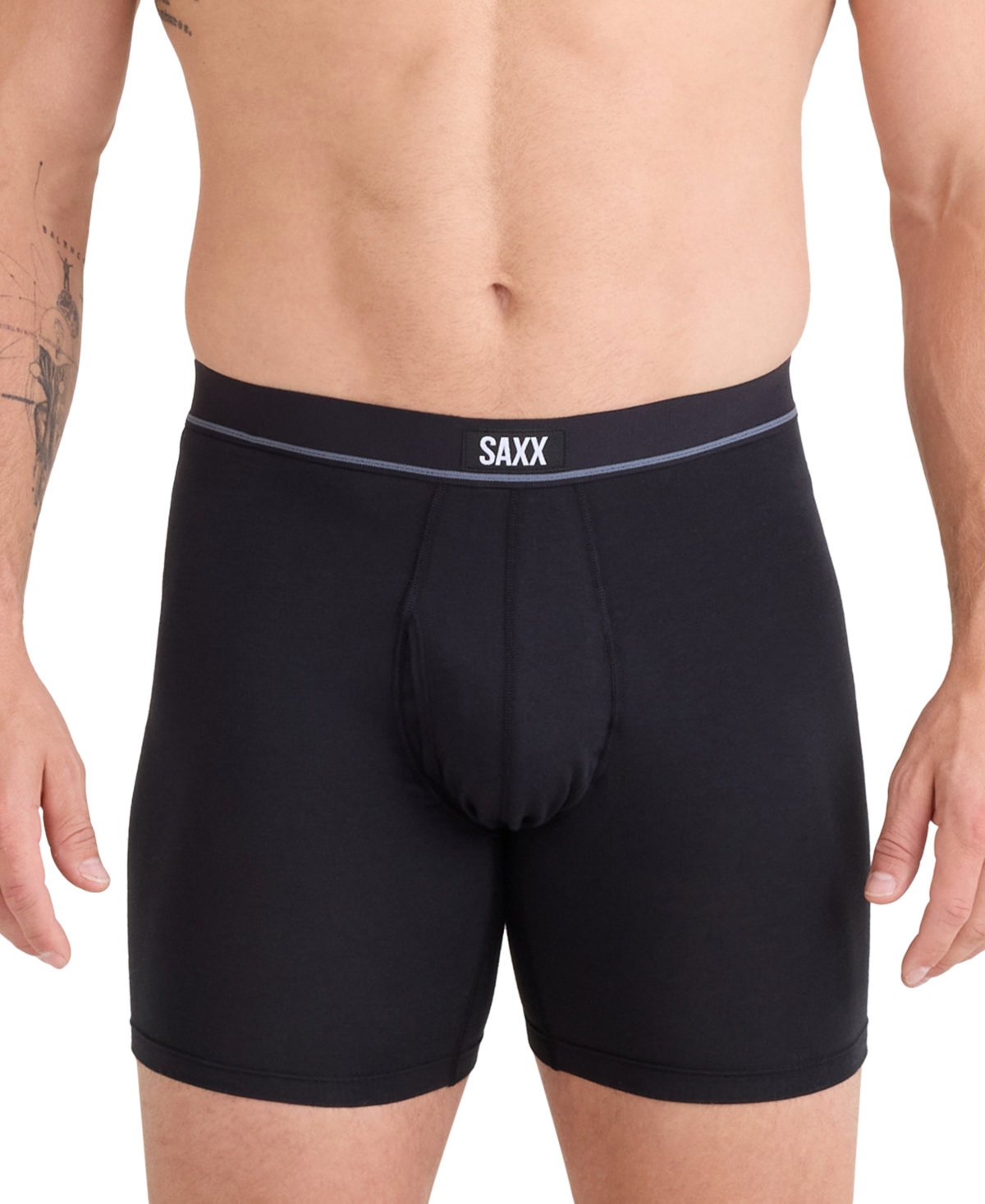 Saxx Men's 3pk. Black Essential Cotton Underwear Set