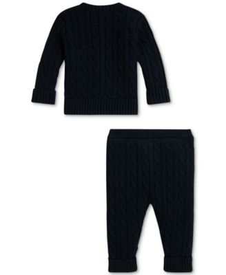Baby Boys Sweater Cardigan & Pant Set