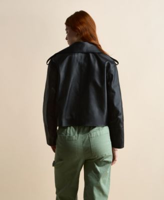 Women's Leather Jacket, Black