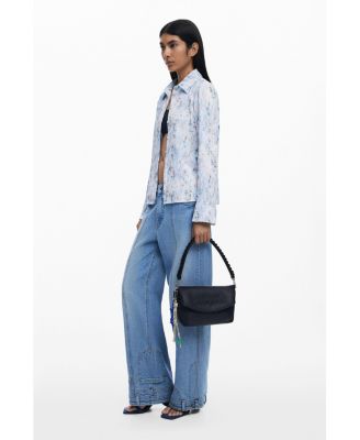 Women's Medium 3D logo flap bag