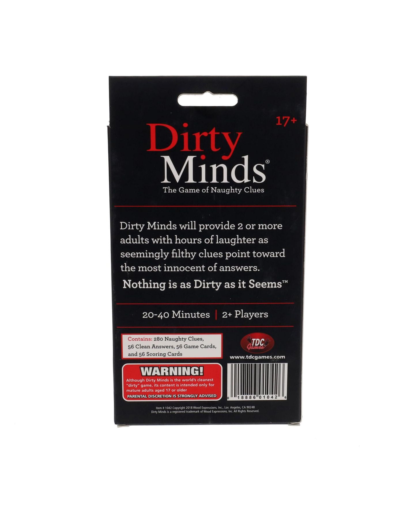 Детская карточная игра TDC Games Travel Dirty Minds 112 Cards Card Game, Ages 17+, цвет: Чёрный — фото 6