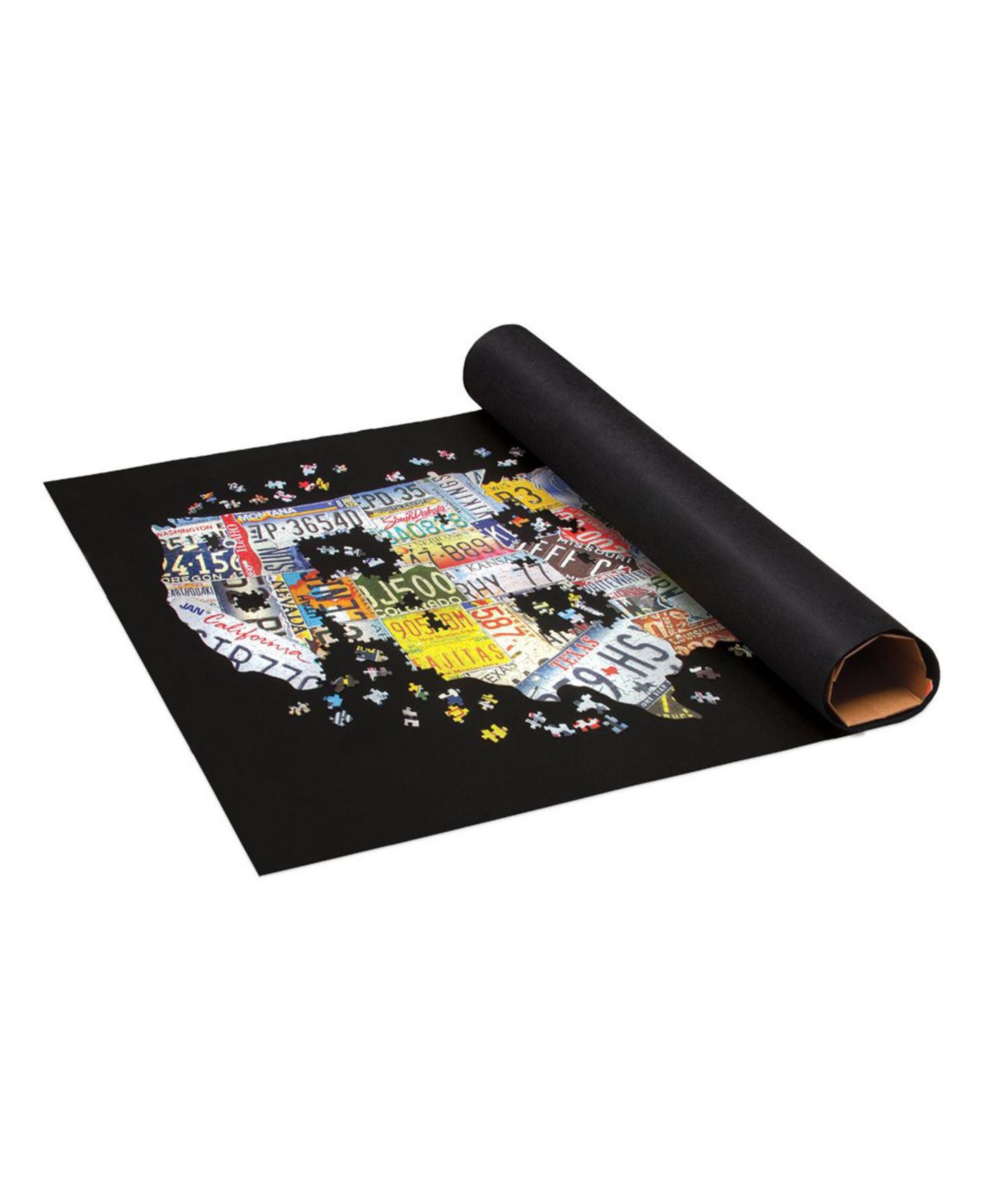 Детские органайзеры TDC Games Roll-Up Jigsaw Puzzle Felt Mat 500-Piece Organizer, Ages 14+ — фото 1
