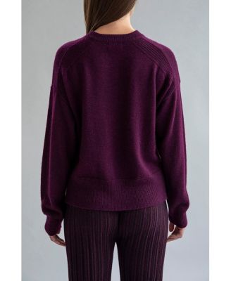 Women's 's Crew Neck Boxy Sweater