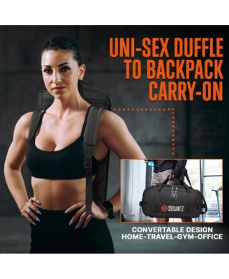 Travel Duffle Bag Pack, Foldable Overnight Bag with Compartments, Tear-Resistant Carry-On