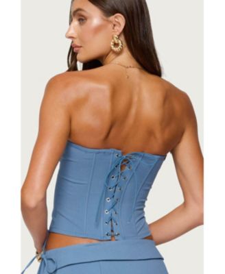 トップス MELT THE LADY lace up layered corset melt the lady lace up layered corset