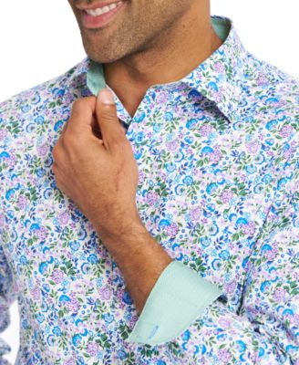 Men's Botanical Floral Dress Shirt