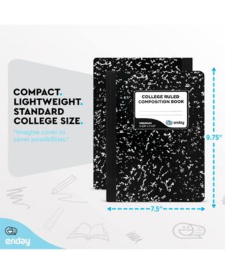 Composition Notebooks College Ruled Paper, Pink Hard Cover Composition Notebook, Premium Lined Composition Books, 100 Sheets Ruled Notebook