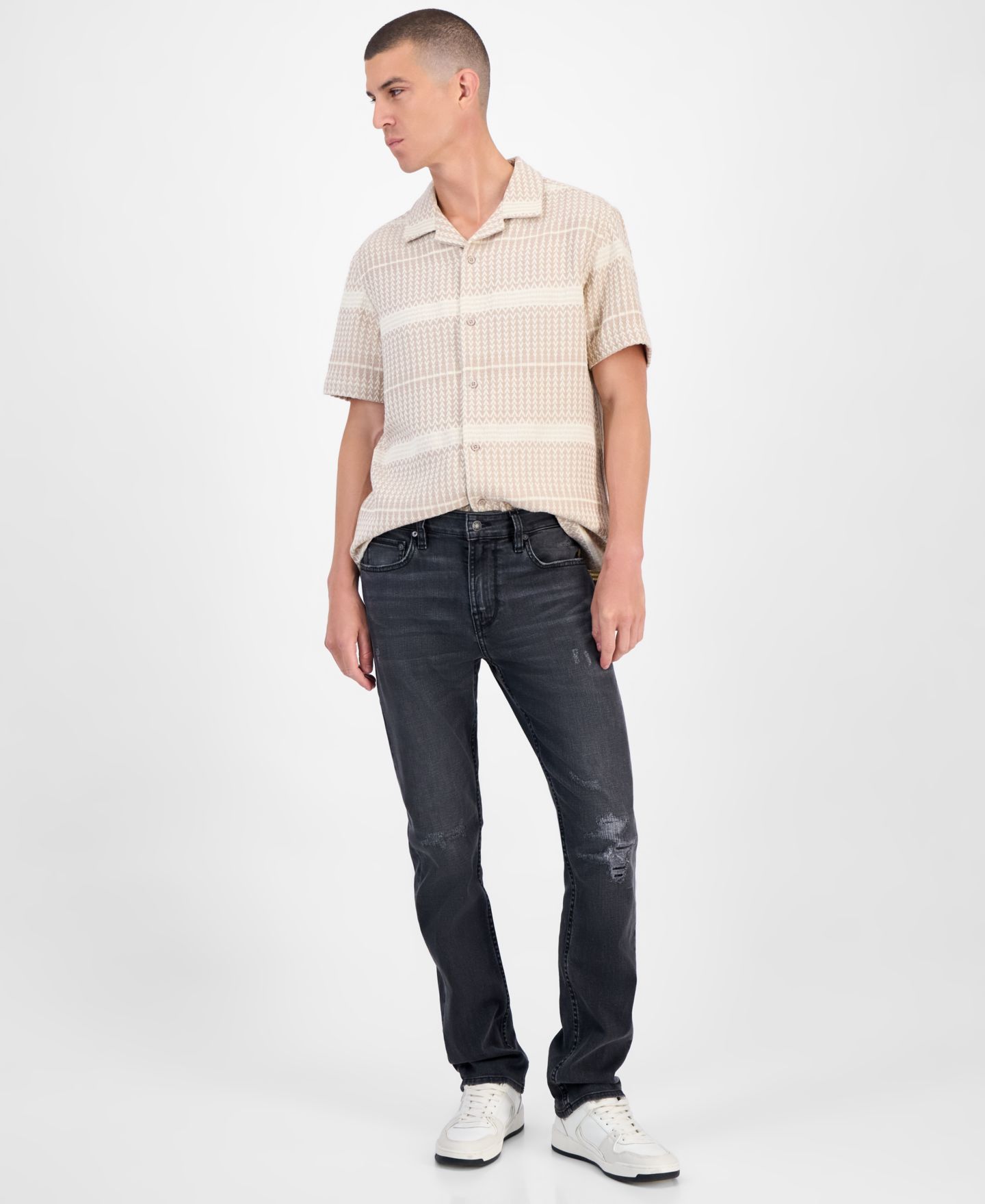 Мужские джинсы GUESS Davis Slim Straight, цвет: Archer — фото 1