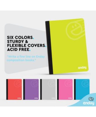 Composition Notebooks College Ruled Paper, Pink Hard Cover Composition Notebook, Premium Lined Composition Books, 100 Sheets Ruled Notebook