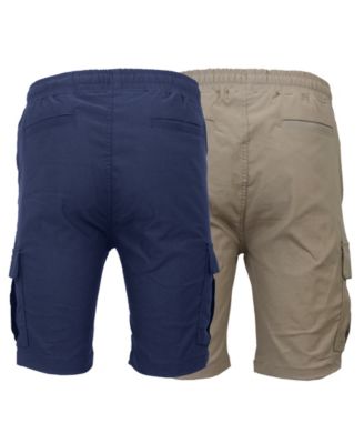 Men's 2-Pack Super Flex Stretch Cargo Jogger Shorts