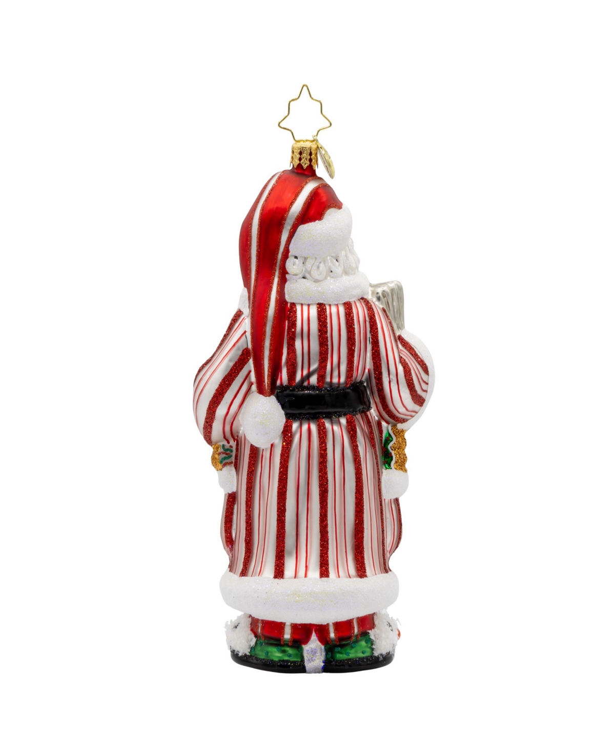 Christopher Radko Santas Daily News Ornament In Multi