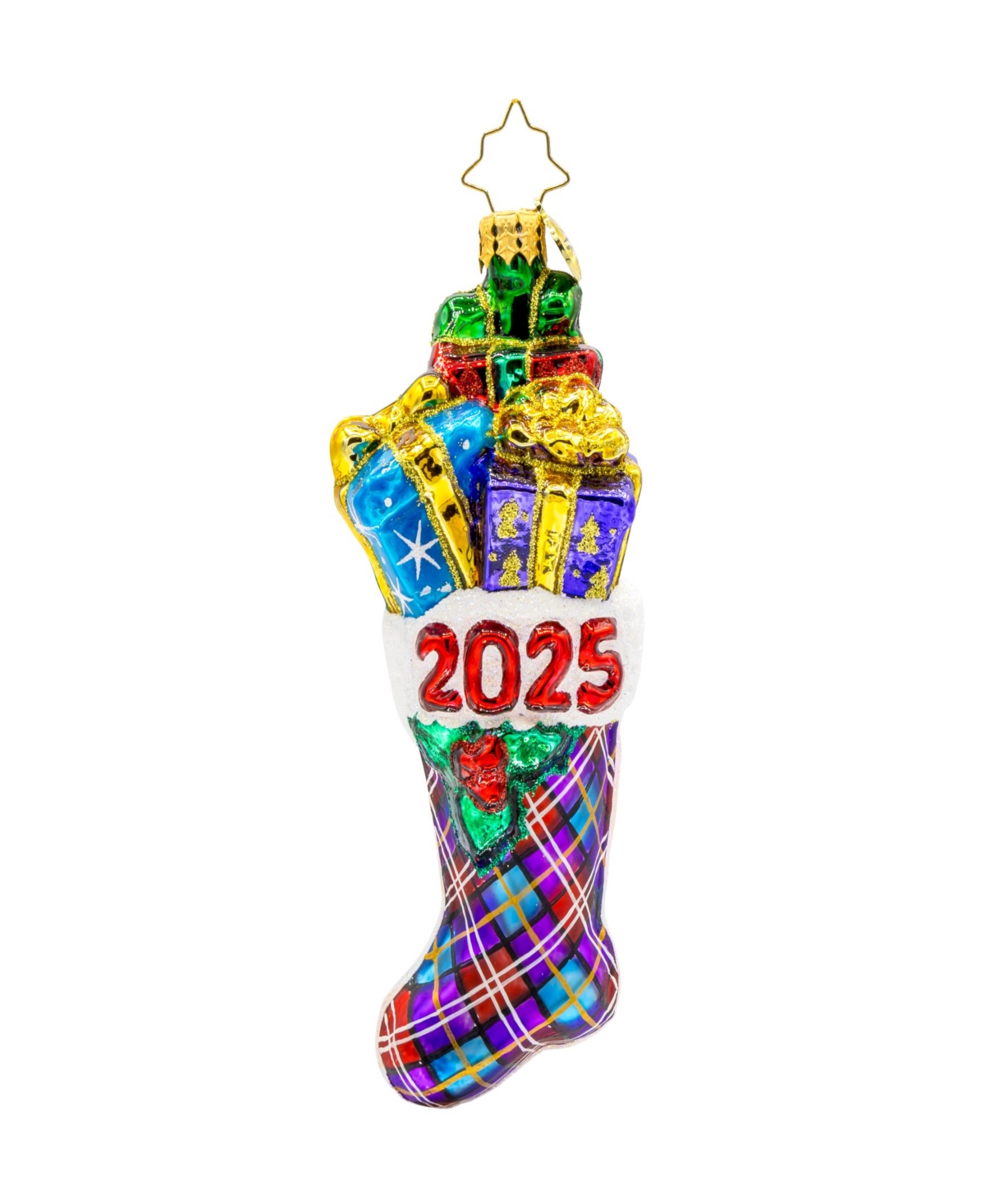 Christopher Radko 2025 Stacked Holiday Joy Ornament In Multi