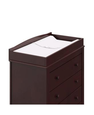 Noah 3 Drawer Chest with Changing Topper (Espresso)