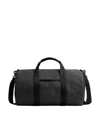 COACH duffle バッグ COACH Men's Theo Signature Jacquard Duffle Bag - Macy's