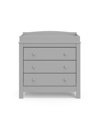 Noah 3 Drawer Chest with Changing Topper (Pebble Gray)