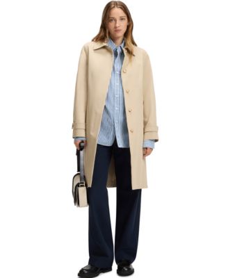 Women's Cotton-Blend Striped Blouse