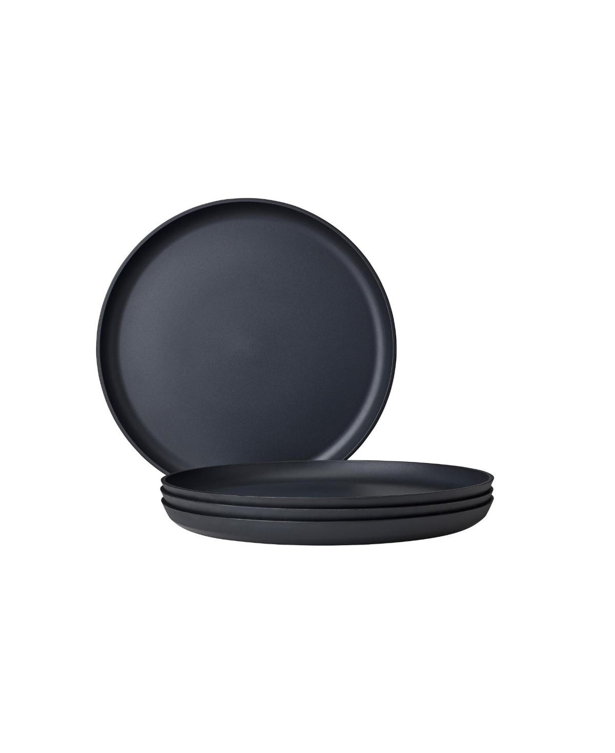 Silueta 4-Pc. Dinner Plate Set, Service for 4 - Nordic sage