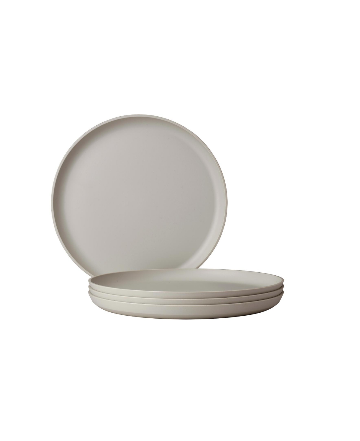 Silueta 4-Pc. Dinner Plate Set, Service for 4 - Nordic sage