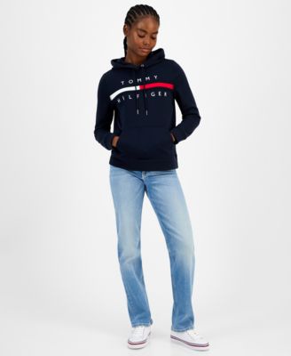 Women's Embroidered Logo Hooded Sweatshirt