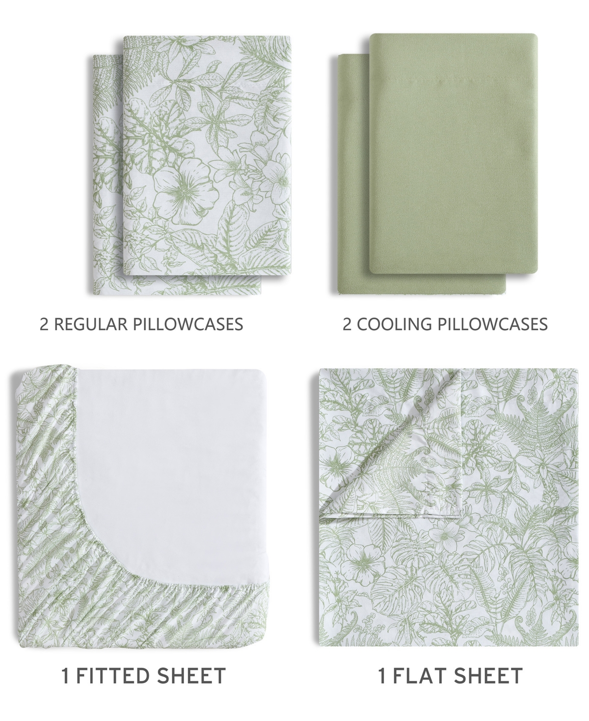 Caribbean Joe Cooling 6-pc. Sheet Set, King